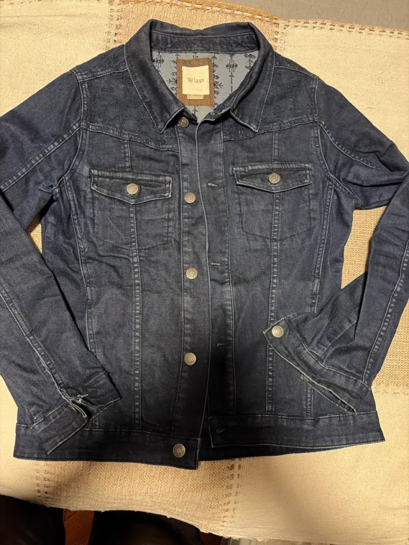 Chaqueta de mezclilla azul - 1