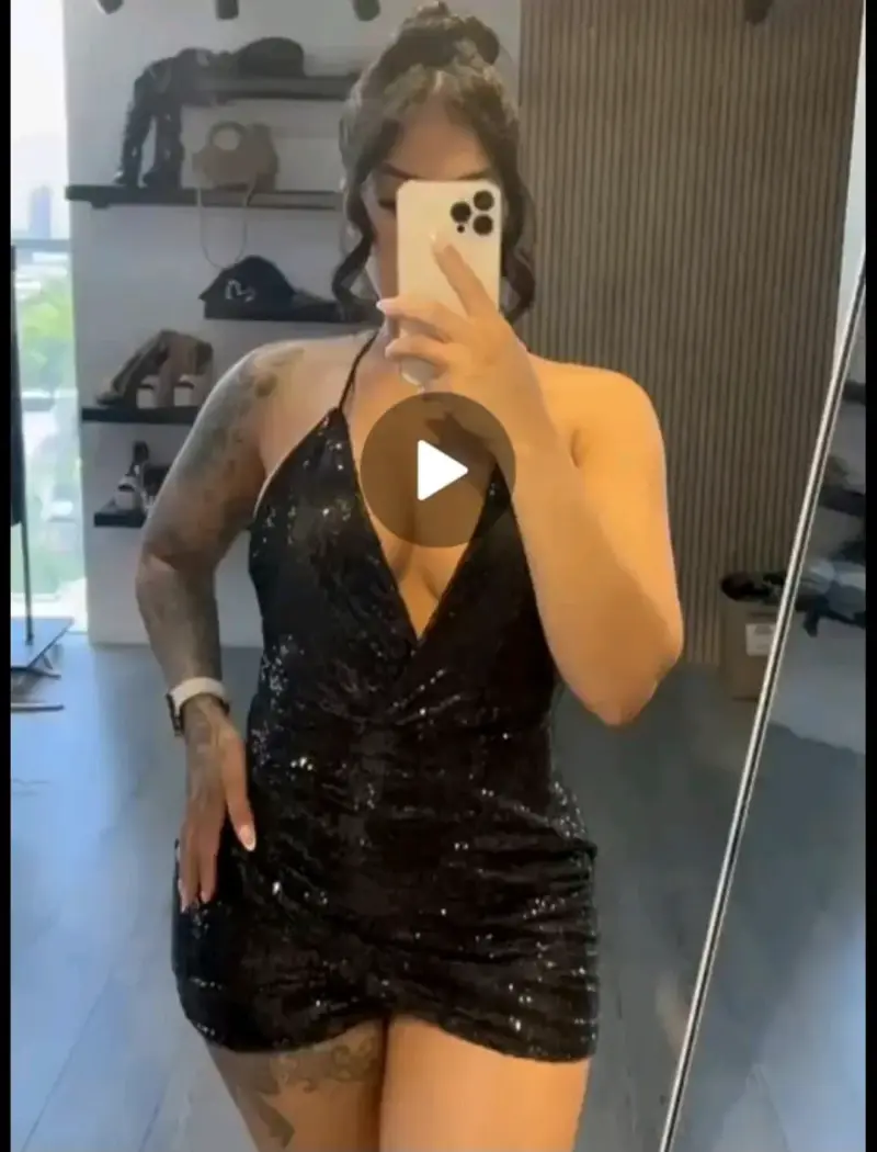 Vestido negro con lentejuelas - 2