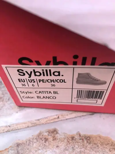 Zapatillas blancas Sybilla - miniatura 5