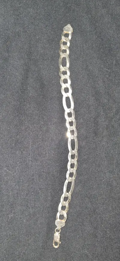 Pulsera de plata eslabonada cartier - miniatura 3