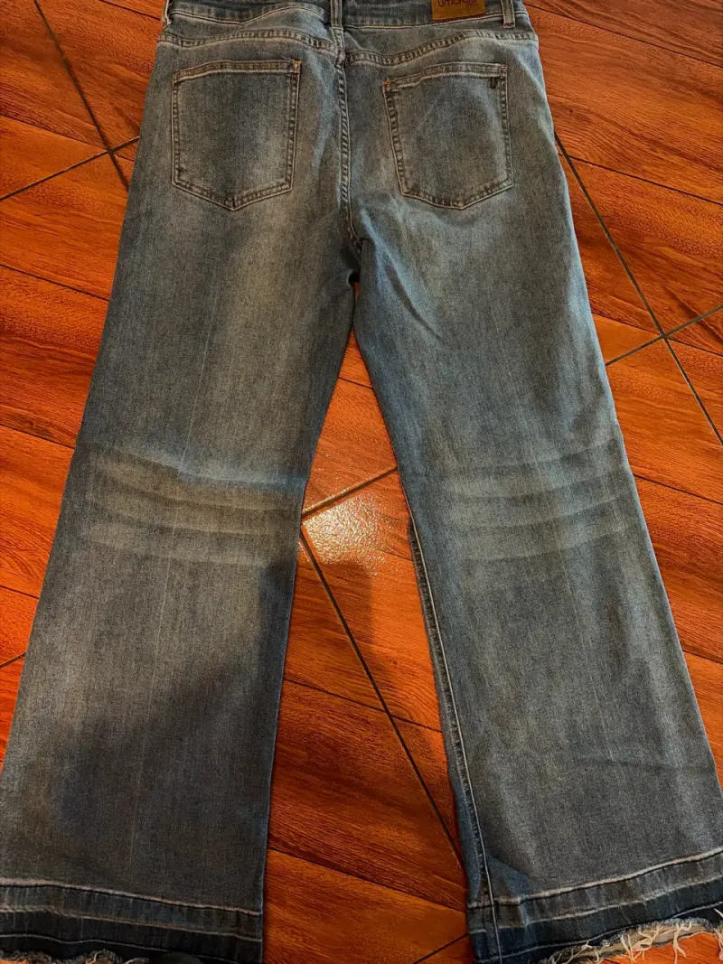 Jeans anchos de mezclilla - 2