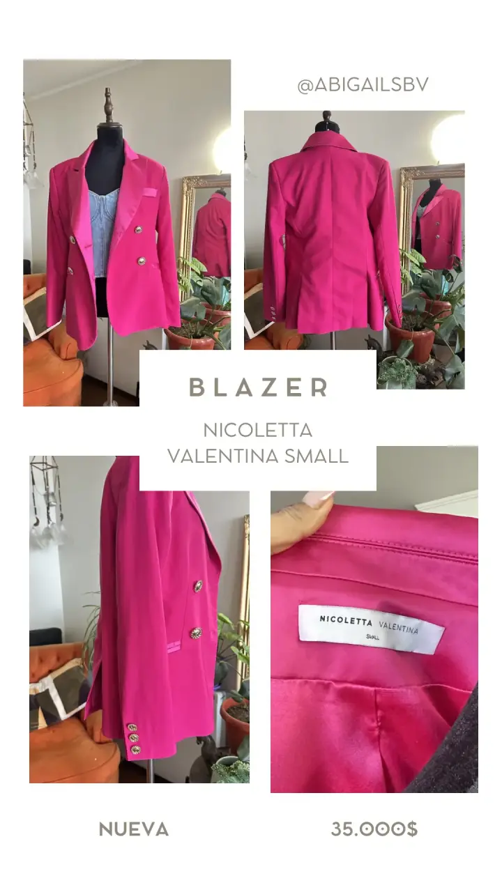 Blazer fucsia Nicoletta Valentina - 1
