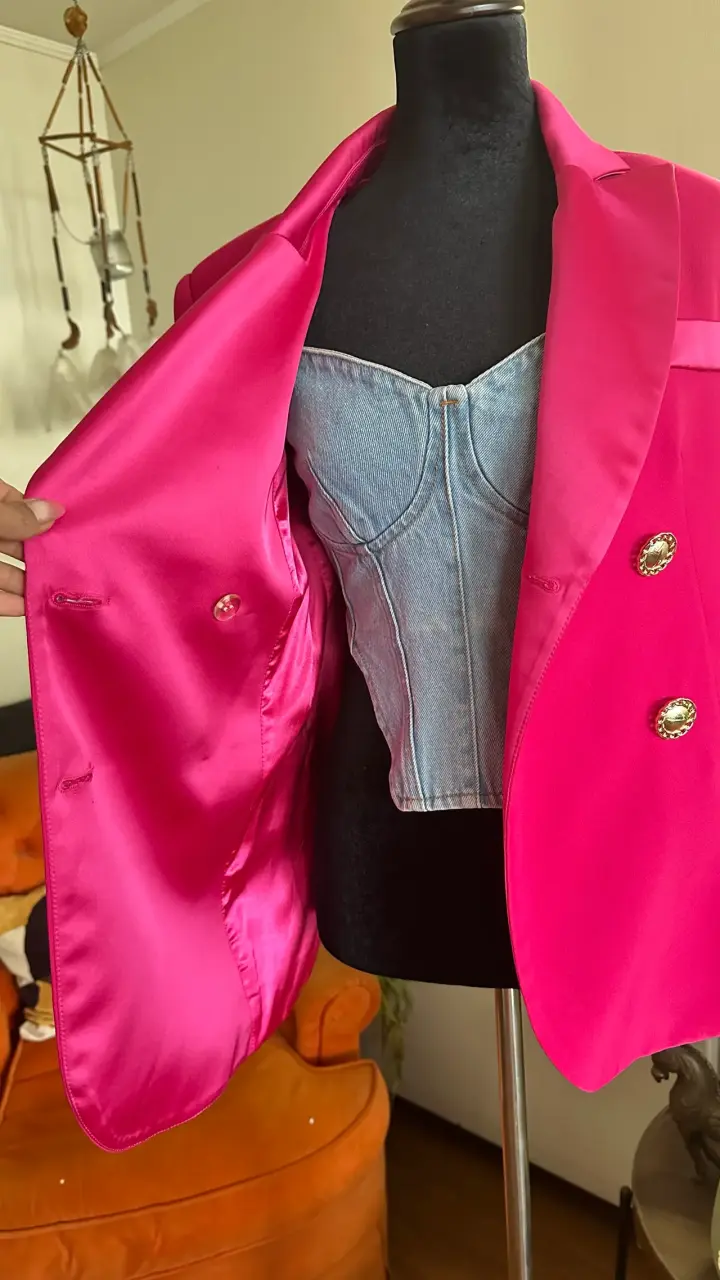 Blazer fucsia Nicoletta Valentina - 3