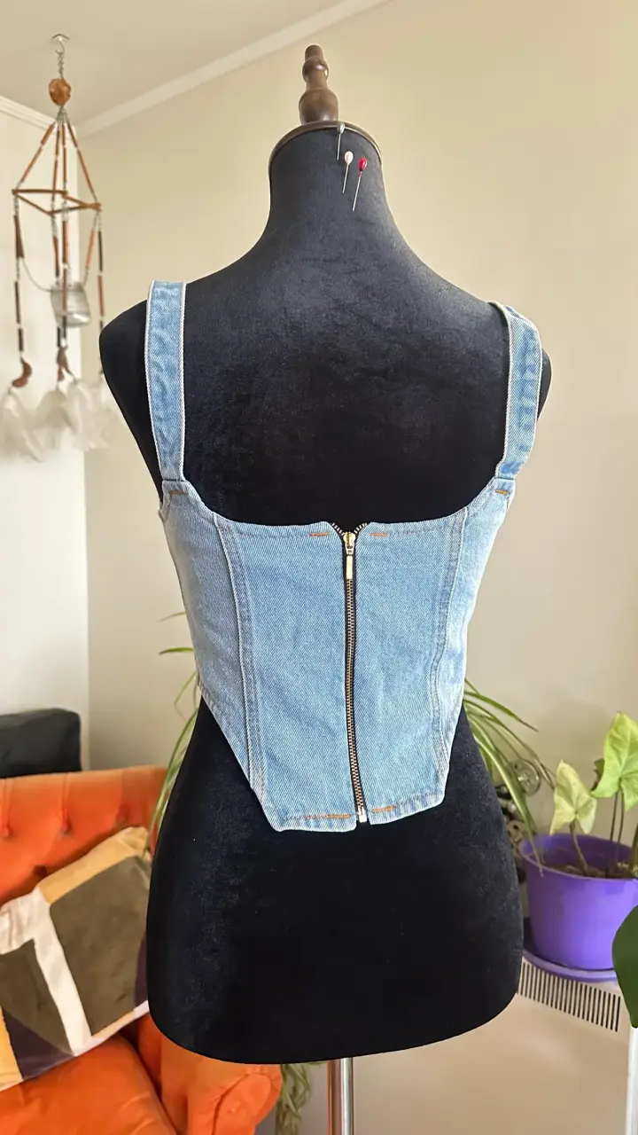 Corsé denim Nicoletta Valentina - 4