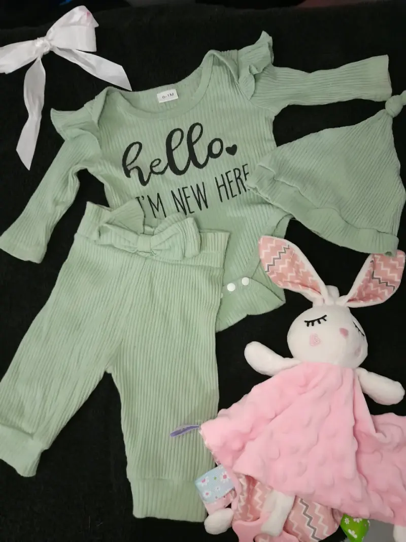 Conjunto bebé verde 0-1M