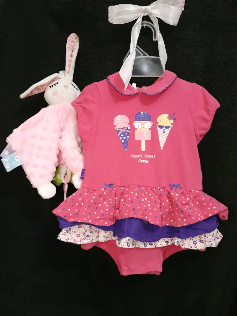 Body de bebé con diseño de helados