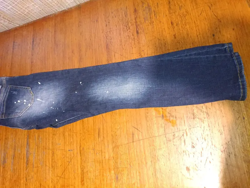 Jeans azul efecto desgastado - 2