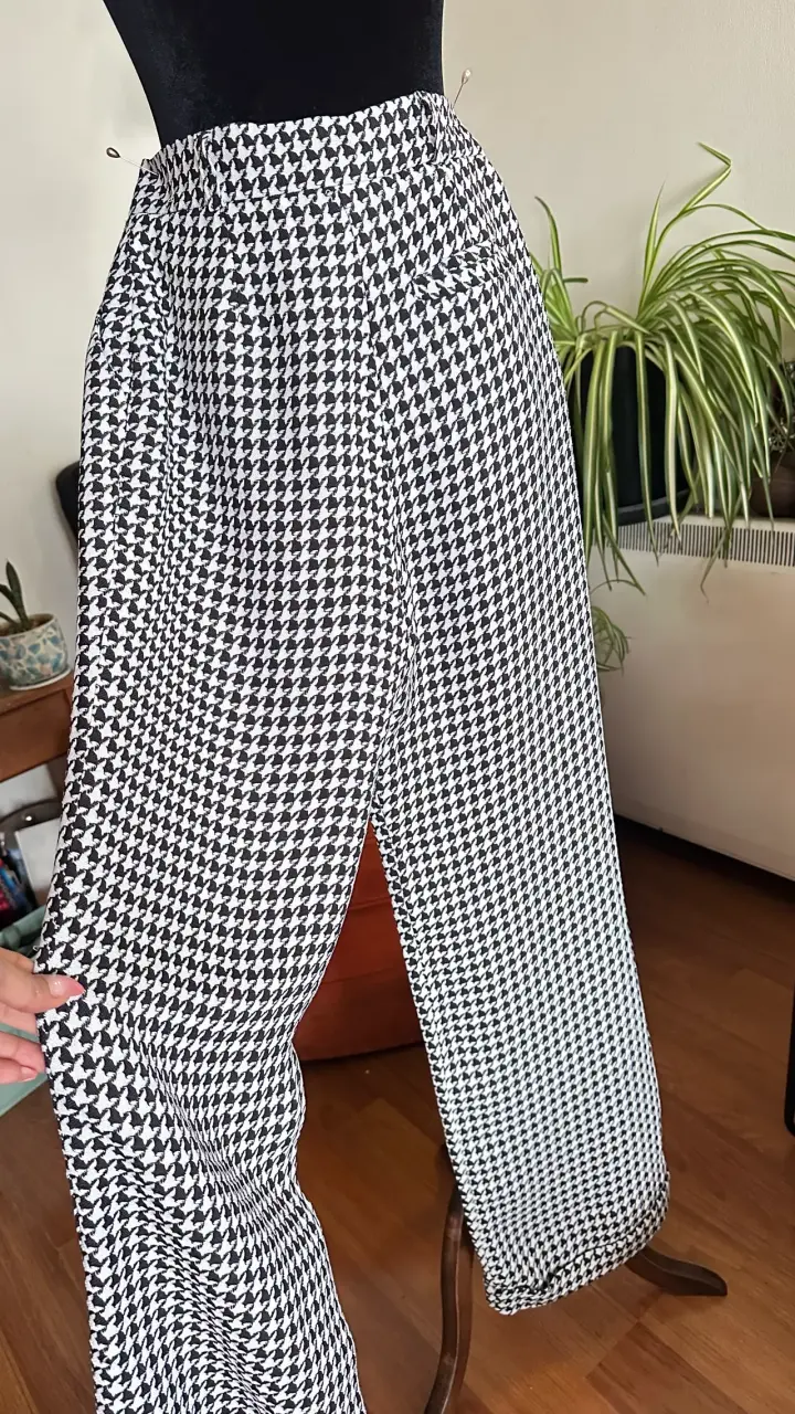 Pantalón pata de gallo Nicoletta - 3