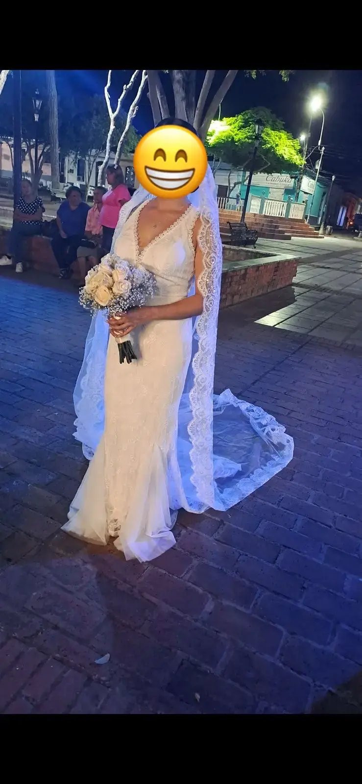 Vestido de novia y velo de novia - 2