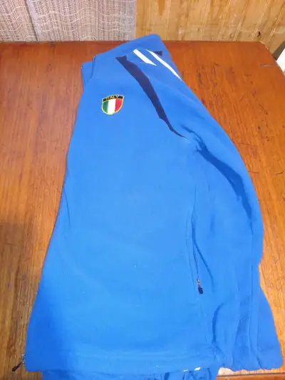 Buzo deportivo azul con cremallera - miniatura 2