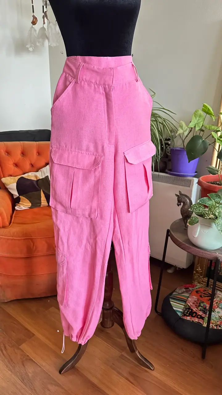 Pantalón rosa Nicoletta Valentina - 2