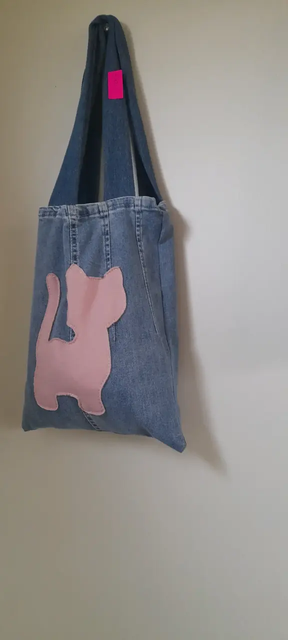 Bolso de mezclilla con búho - 2