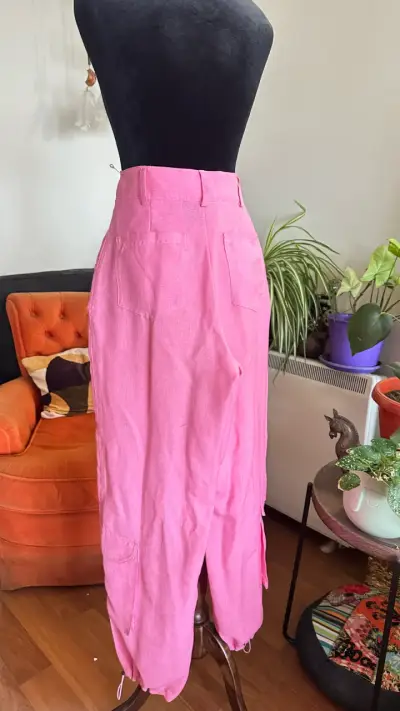 Pantalón rosa Nicoletta Valentina - miniatura 5