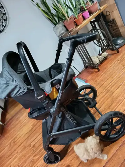 Coche para bebé Infanti negro - miniatura 5