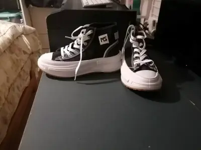 Zapatillas negras de lona North Star - miniatura 3