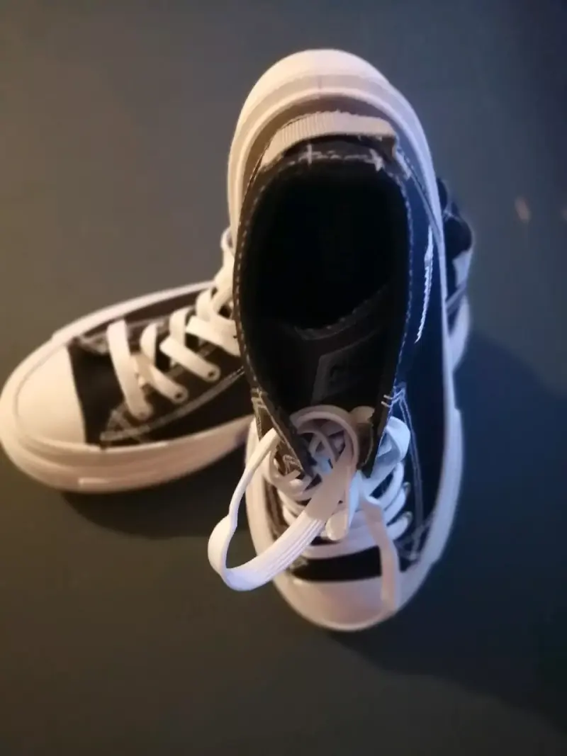Zapatillas negras de lona North Star - 6