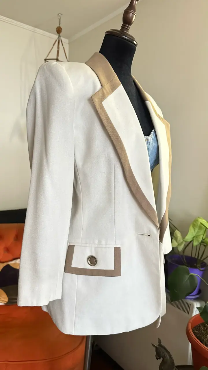 Blazer blanco Stirling Cooper - 3