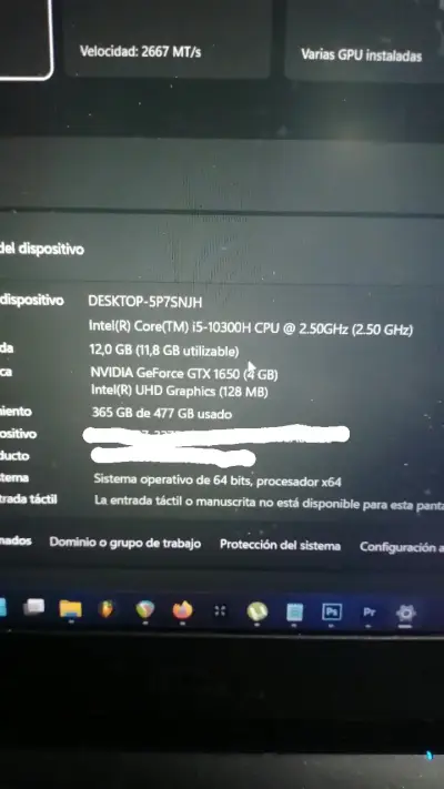 Laptop Acer Nitro 5 usada - miniatura 4