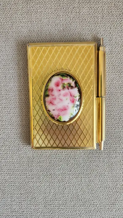 Mini agenda metálica vintage años 90 - miniatura 2