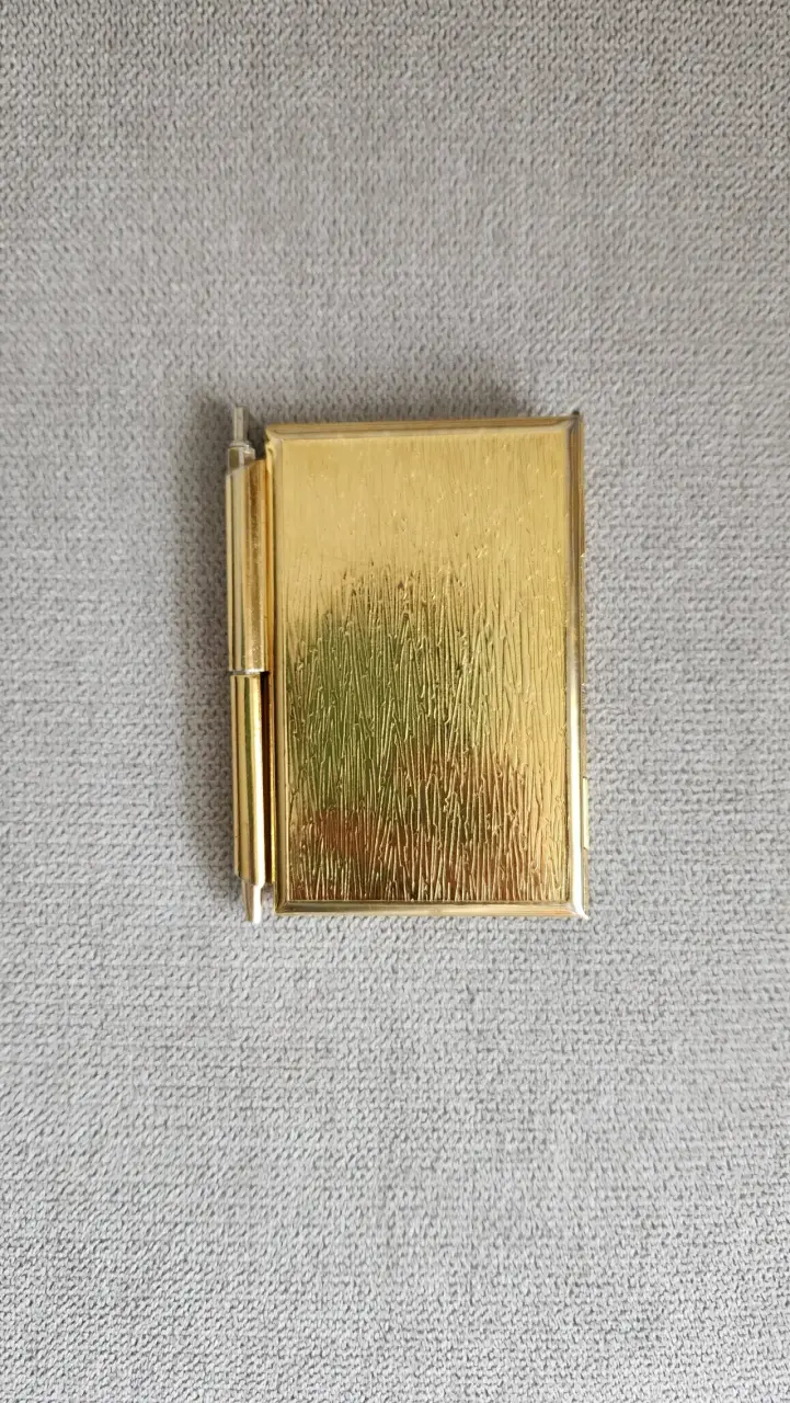 Mini agenda metálica vintage años 90 - 4