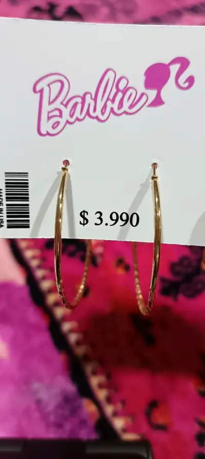 Aros flor dorados Pink - miniatura 4