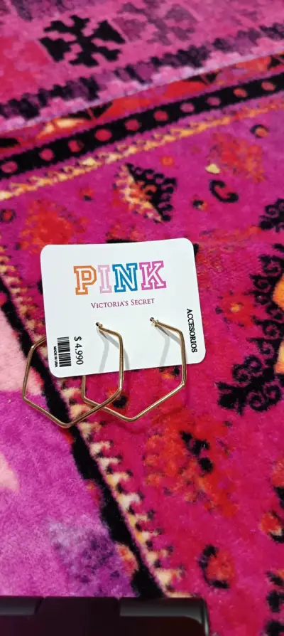 Aros flor dorados Pink - miniatura 6