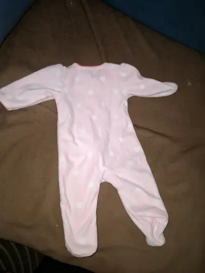 Pijama rosado para bebé RN - miniatura 2