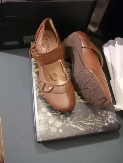 Zapatos de cuero marrones - miniatura 3