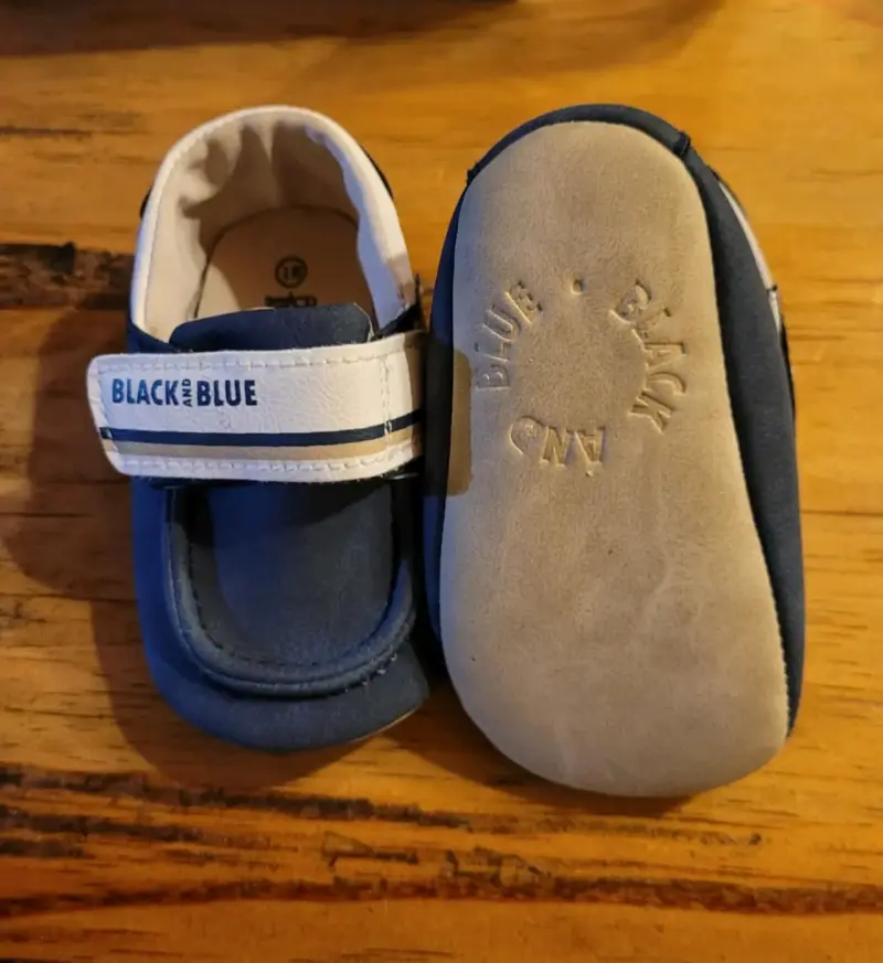 Zapatillas para bebé Black & Blue - 2