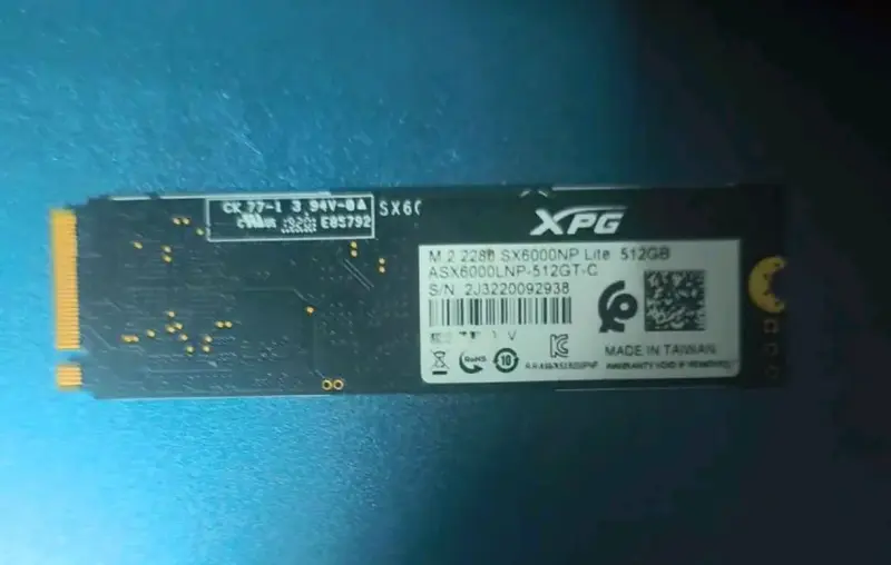 SSD XPG SX6000NP Lite 512GB