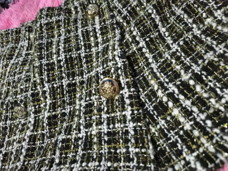Short de tweed estilo elegante - 2