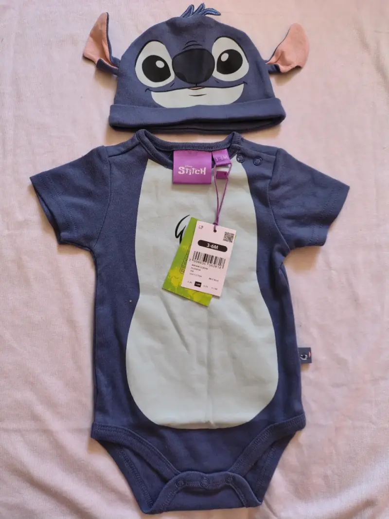Enterito Disney Stitch azul 3-6M