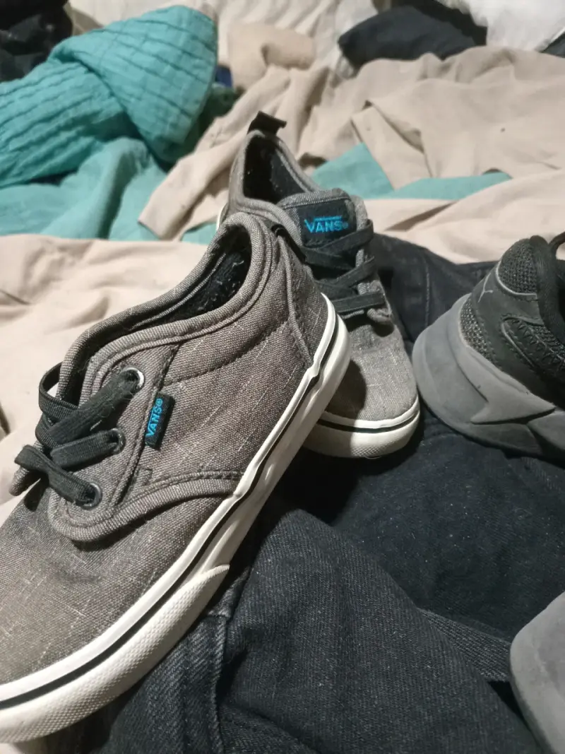 Zapatillas grises Vans - 1