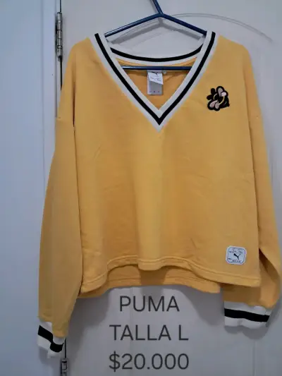 Polerón amarillo Puma talla L - miniatura 1