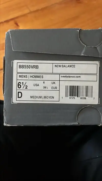 Zapatillas New Balance 550 blancas - miniatura 2