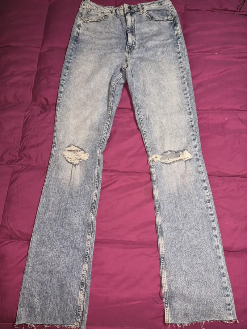 Jeans celestes rotos - 1