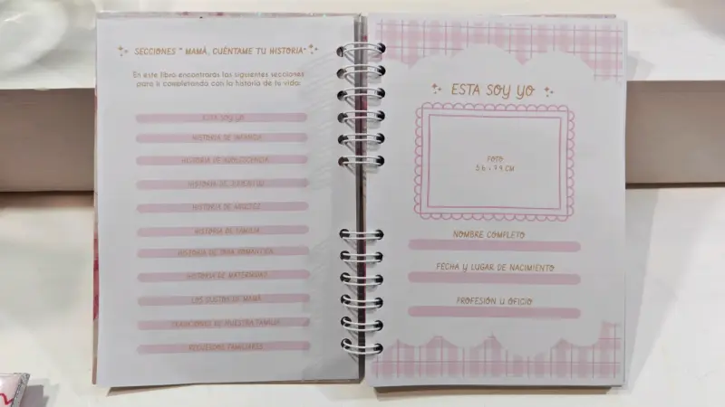 Cuaderno Mamá Cuéntame tu Historia - 4