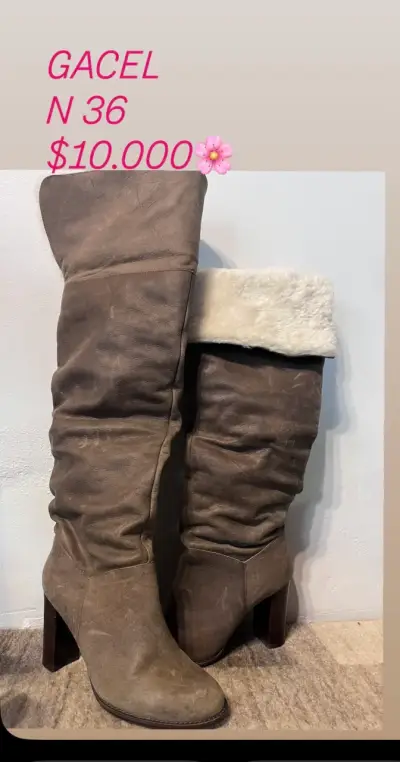 Botas largas Gacel café - miniatura 1