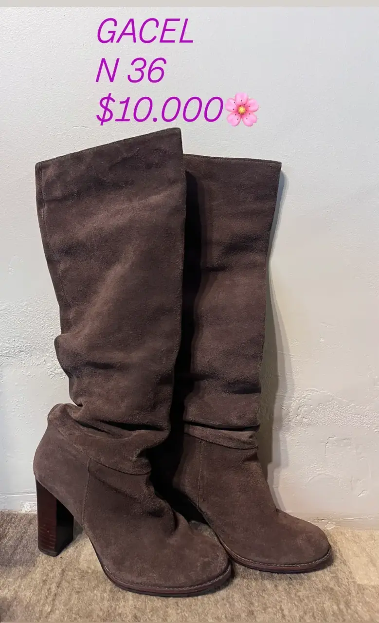 Botas largas Gacel café - 4