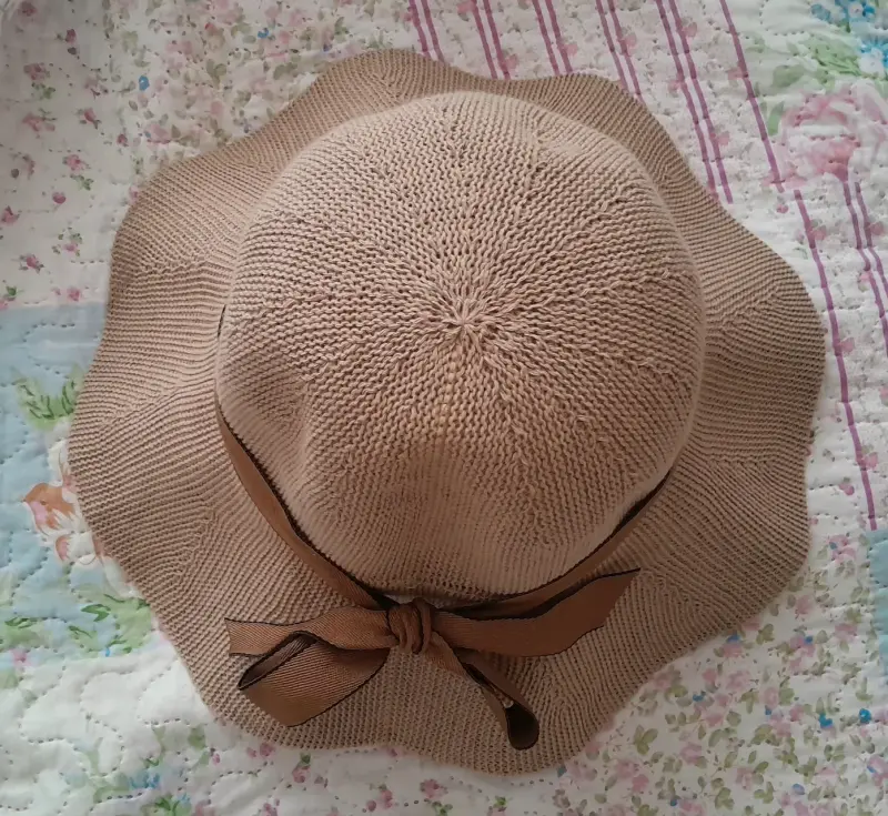 Sombrero beige con lazo - 2