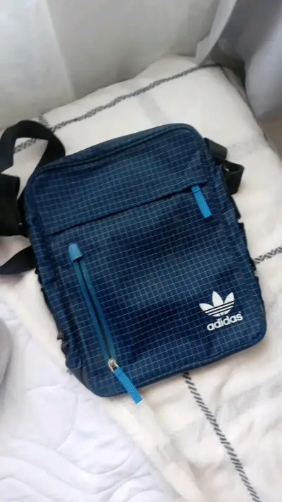 Bolso cruzado Adidas azul - miniatura 1