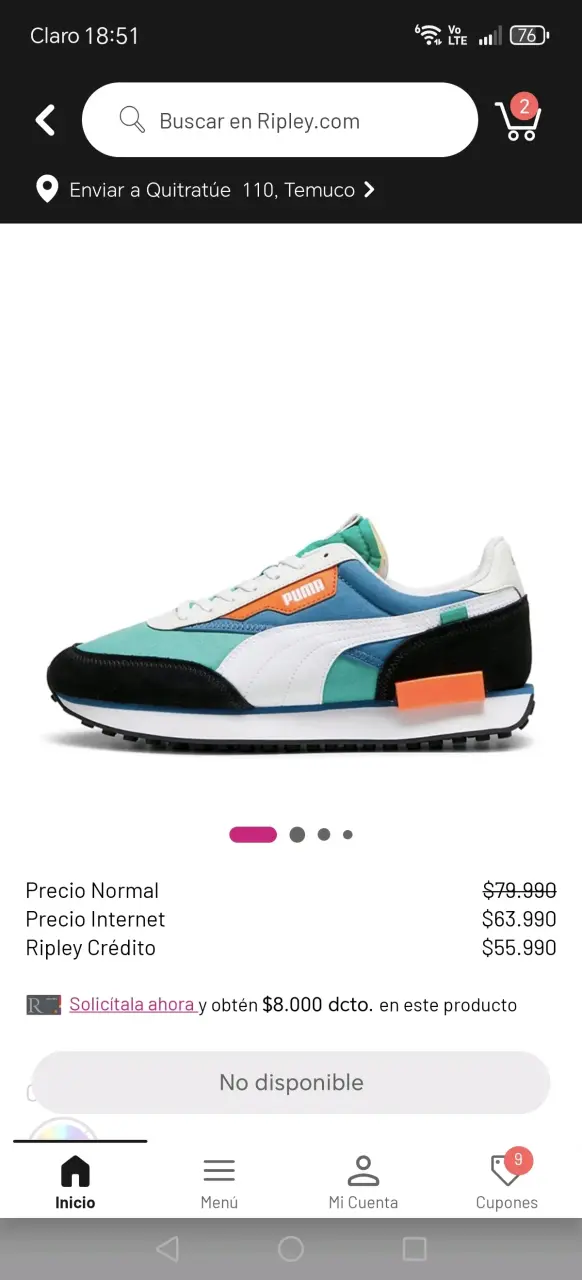 Zapatillas Puma multicolor deportivas Future Rider - 6