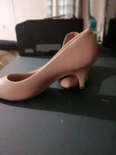 Zapatos de tacón rosa claro - miniatura 1