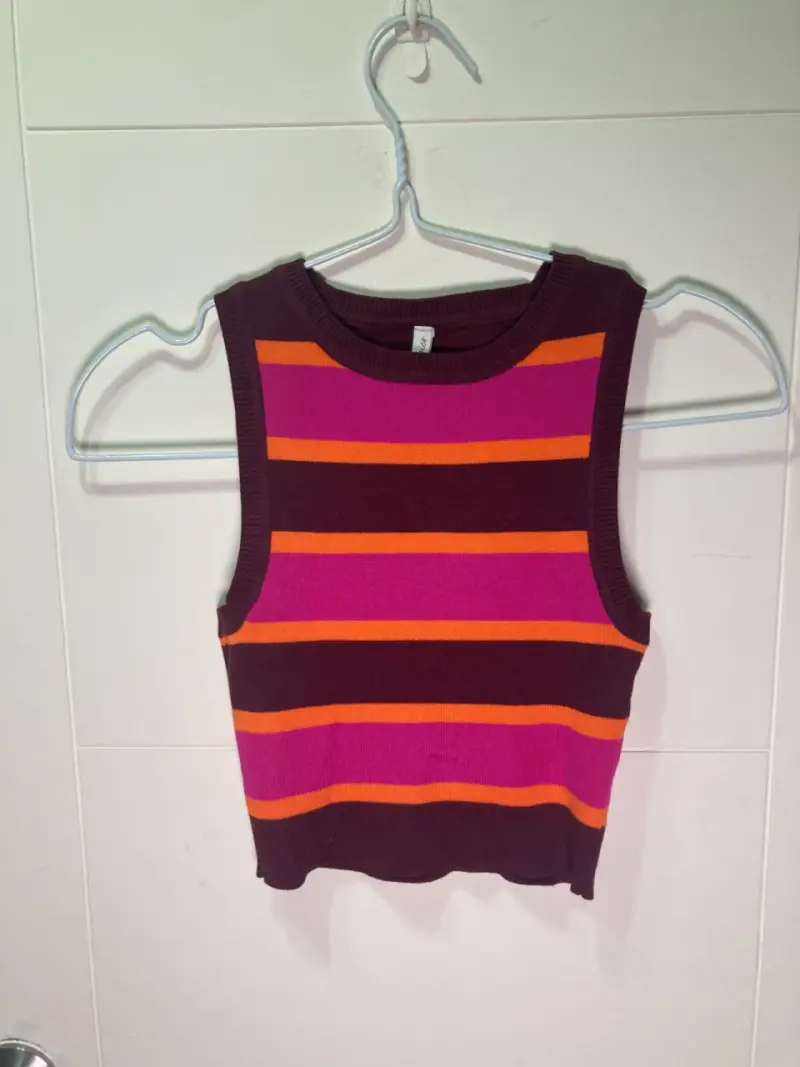 Crop top Index a rayas - 3