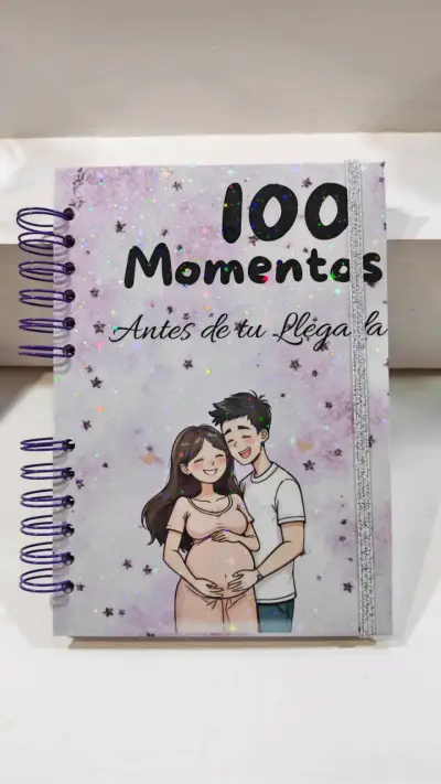 Cuaderno 100 Momentos esperando tu llegada - miniatura 2