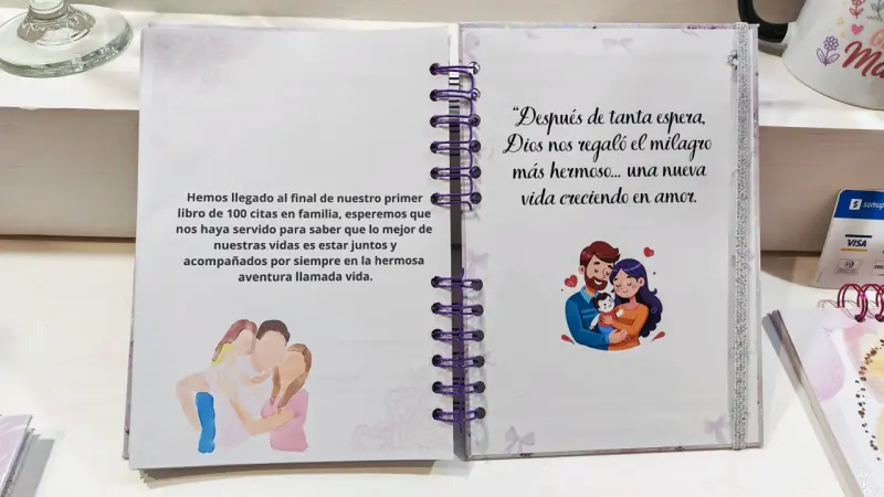 Cuaderno 100 Momentos esperando tu llegada - 4