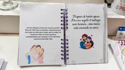 Cuaderno 100 Momentos esperando tu llegada - miniatura 4