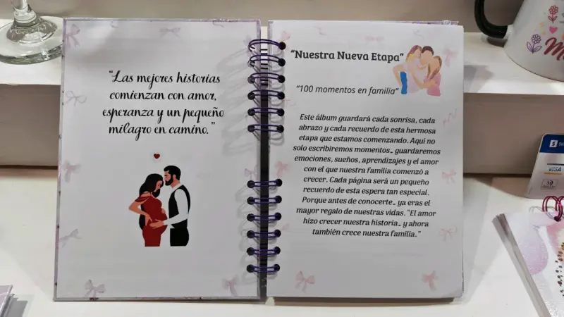 Cuaderno 100 Momentos esperando tu llegada - 5
