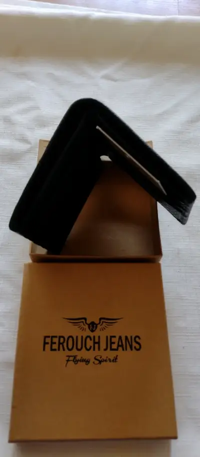 Billetera Ferouch Jeans Negra - miniatura 2