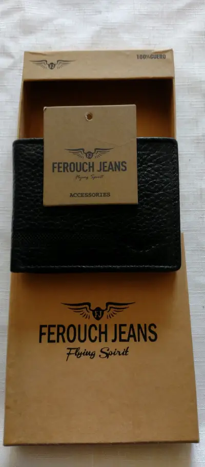 Billetera Ferouch Jeans Negra - miniatura 3